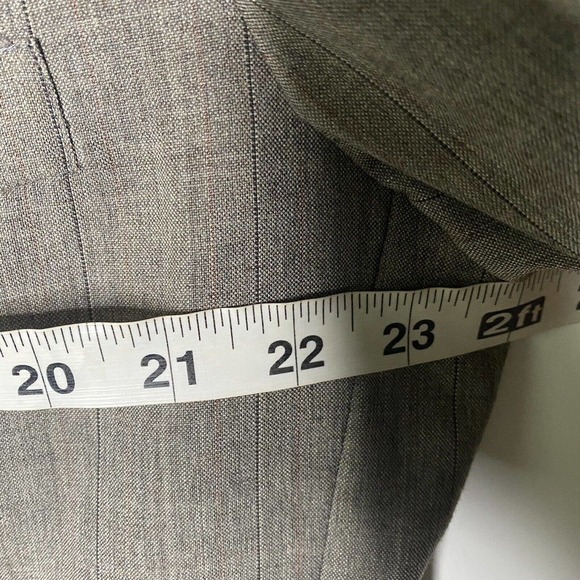 LaCrosse Sport Coat Blazer Suit Jacket Sz 44L Light Brown Stripe Made In USA - Picture 8 of 12